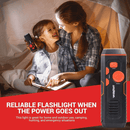 LifeGear LED Crank Torch FM Radio Manual Wind USB LG38 - SuperOffice