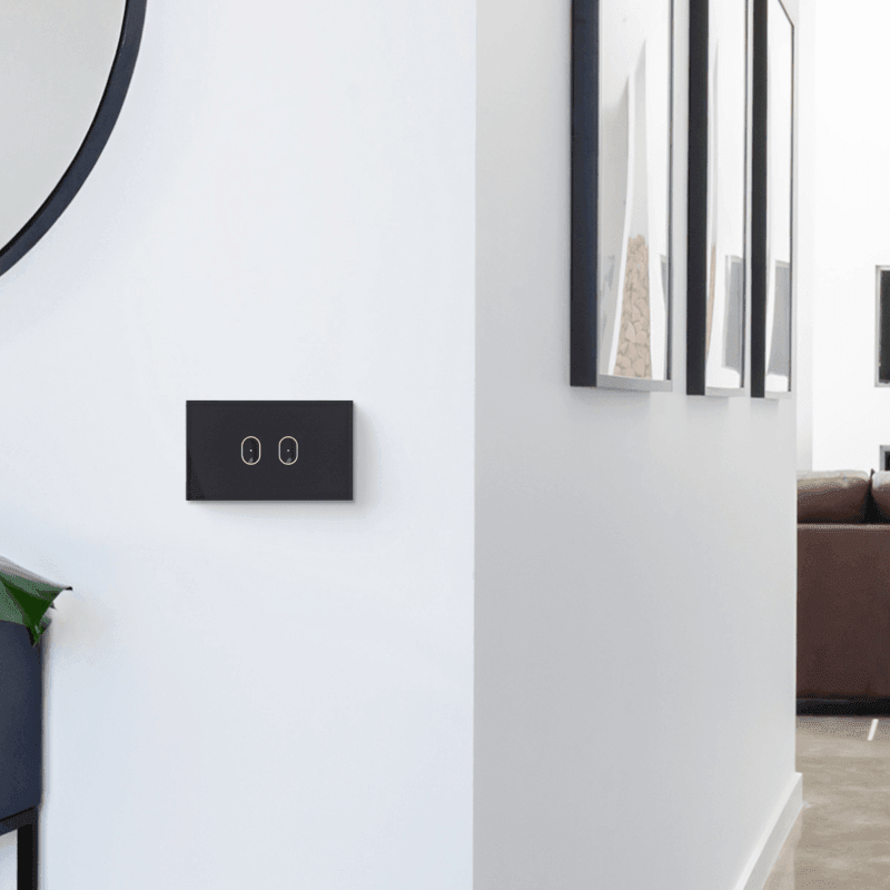 LIFX Smart Light Switch 2-Gang Black AU/NZ LFSWBLKT2FAU - SuperOffice