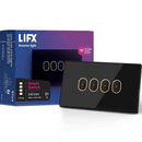 LIFX Smart Light Switch 4-Gang Black AU/NZ LFSWBLKT4FAU - SuperOffice
