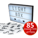 Light Box 85 Characters & Letters Display Light Up VY51009 - SuperOffice