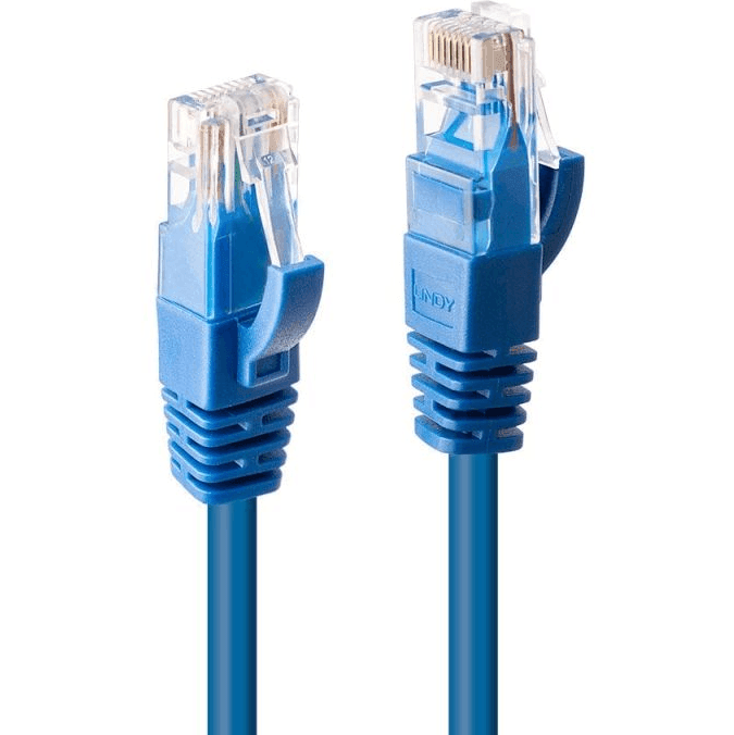 Lindy 30m CAT6 U/UTP Gigabit Network Ethernet Internet Cable Blue 48025 - SuperOffice