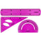 Linex Flex Ruler Set Pink 400081968 - SuperOffice