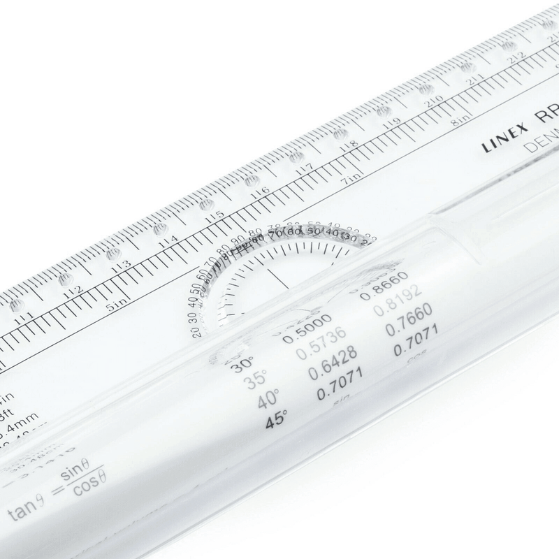 Linex Technical Ruler Linex RR1000 Scale Rolling Ruler 300mm 30cm | SuperOffice