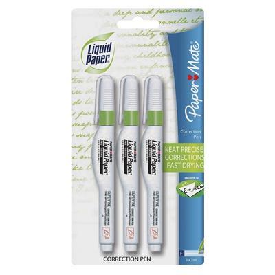 Liquid Paper Correction Pen 7Ml Pack 3 NL00226 - SuperOffice