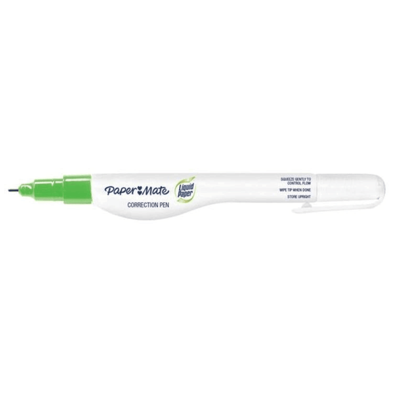 Liquid Paper Correction Pen White 7mL Fine Point Box 12 Bulk S20022082 (Box 12) - SuperOffice