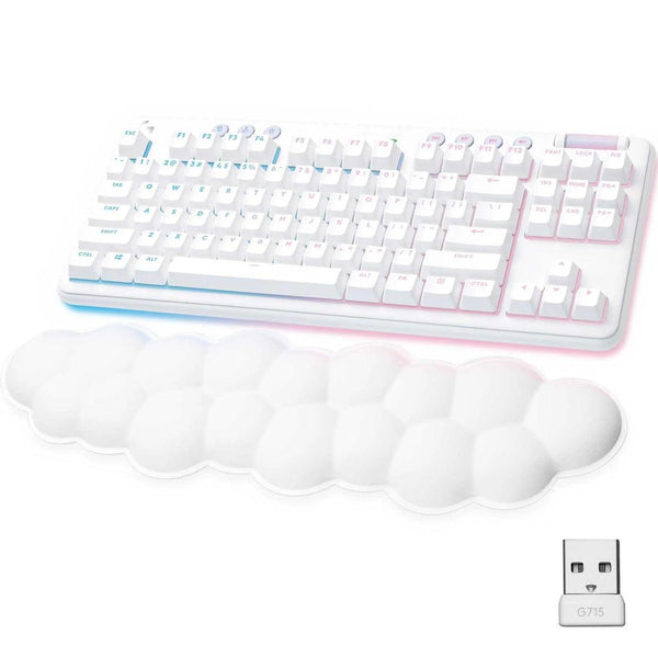 Logitech G715 Wireless Gaming Keyboard Lightspeed Cloud Rest White 920-010467(G715) - SuperOffice