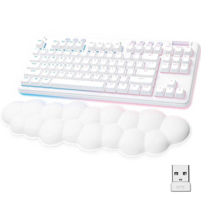 Logitech G715 Wireless Gaming Keyboard Lightspeed Cloud Rest White 920-010467(G715) - SuperOffice