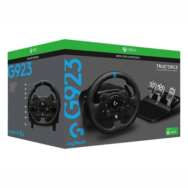 Logitech G923 TrueForce Racing Wheel and Pedals Sim Xbox One, Series X & PC 941-000161 - SuperOffice