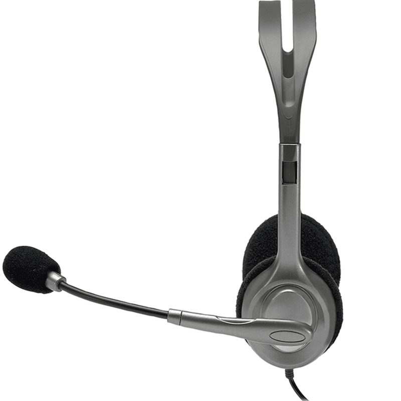 Logitech H110 Stereo Headset Silver 981-000459(H110) - SuperOffice