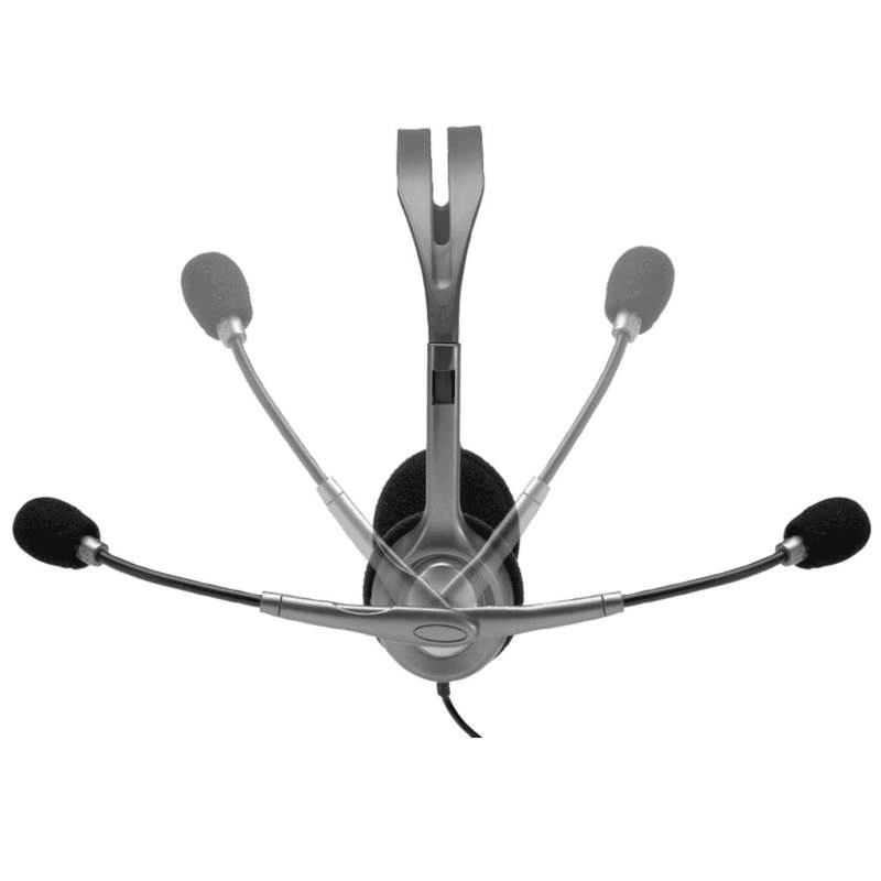 Logitech H110 Stereo Headset Silver 981-000459(H110) - SuperOffice