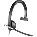 Logitech H650E Mono Business Office Headset with Noise Cancelling Mic Black 981-000544 - SuperOffice