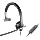 Logitech H650E Mono Business Office Headset with Noise Cancelling Mic Black 981-000544 - SuperOffice