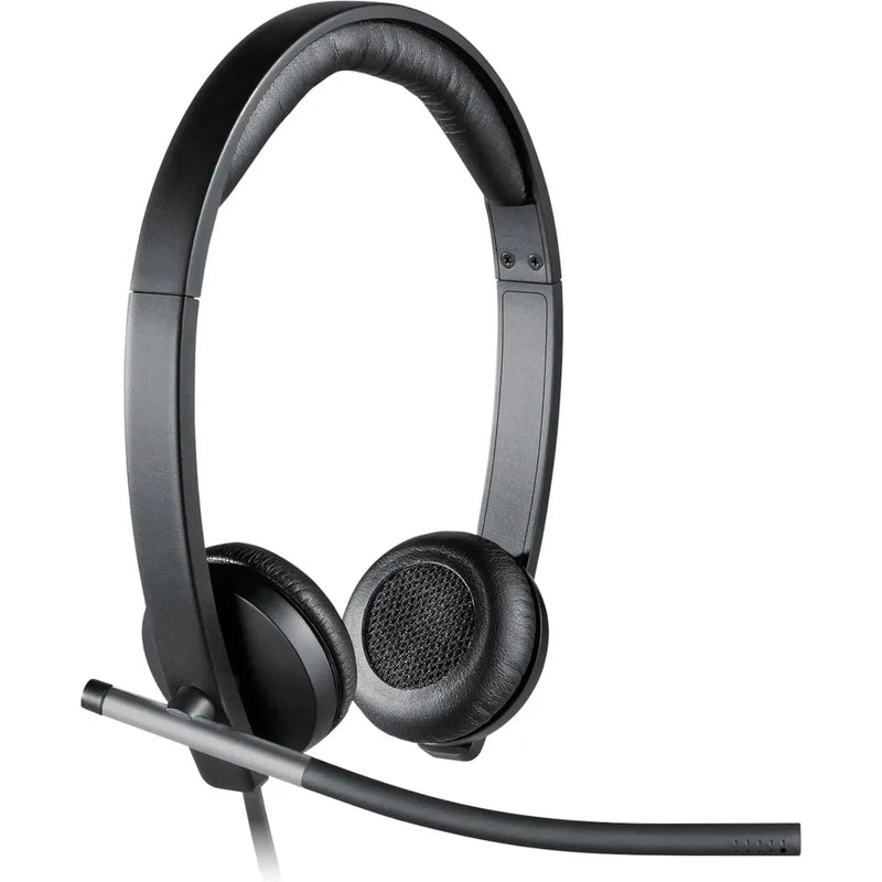 Logitech H650E Stereo Business Office Headset with Noise Cancelling Mic Black 981-000545 - SuperOffice