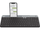 Logitech K580 Slim Multi-Device Wireless Keyboard Phone Tablet Holder Compact Graphite 920-009210 - SuperOffice