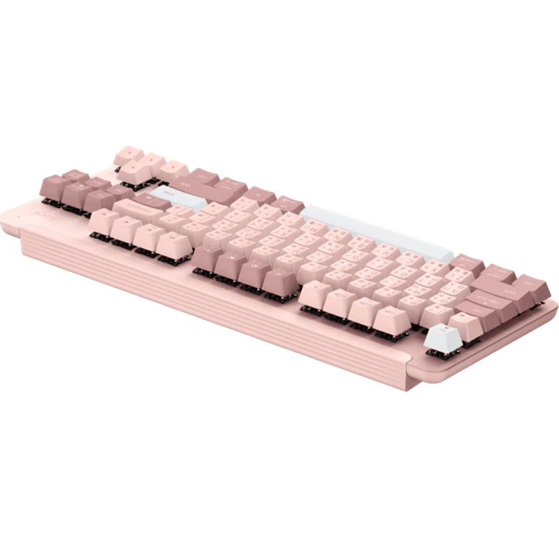 Logitech K855 Signature Mechanical Keys Wireless Keyboard Mini Compact TKL Rose Pink 920-011220 (K855 PINK) - SuperOffice