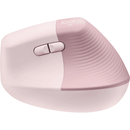Logitech Lift Vertical Ergonomic Mouse Bluetooth/Logi Bolt Ergo Wireless Rose Pink 910-006481 - SuperOffice
