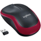 Logitech M185 Wireless Mouse Black/Red 910-002503 - SuperOffice