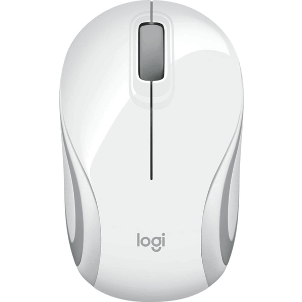 Logitech M187 Mouse Wireless Mini Small Compact Portable White 910-005380 - SuperOffice