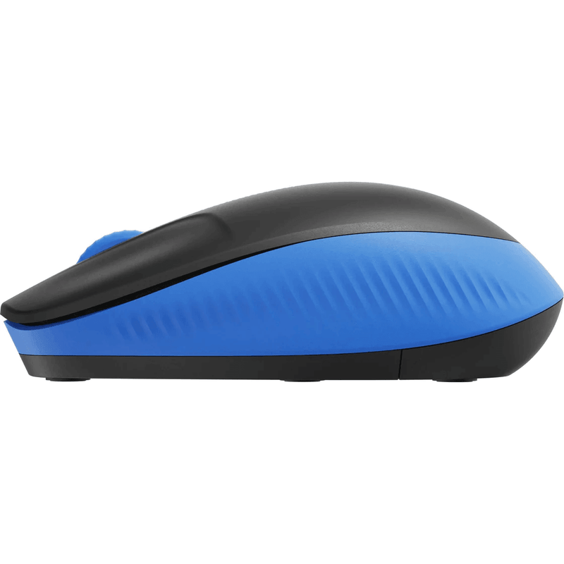 Logitech M190 Wireless Full Size Mouse Charcoal Black Blue 910-005914 - SuperOffice