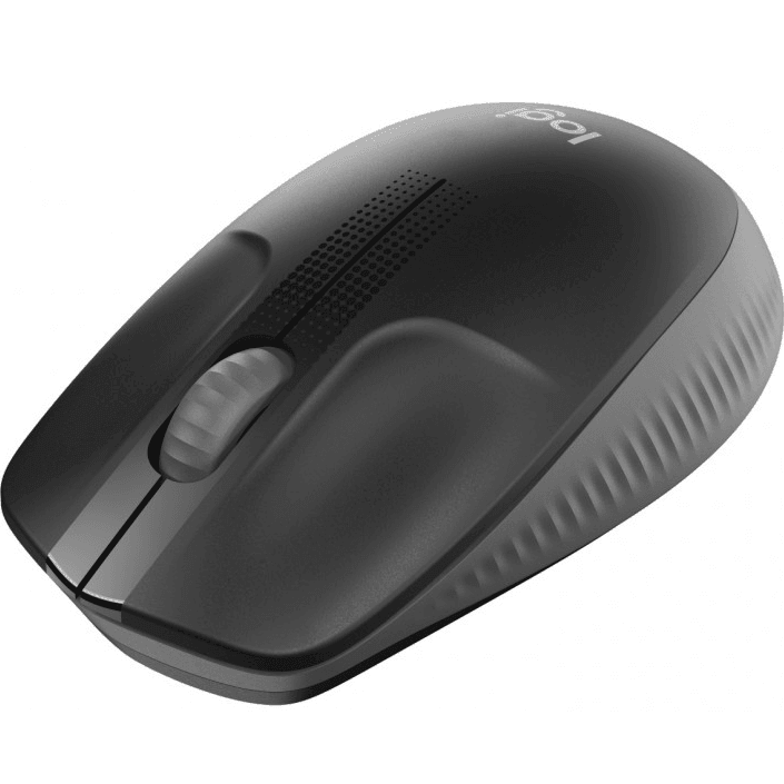 Logitech M190 Wireless Full Size Mouse Charcoal Black Grey 910-005913 - SuperOffice