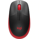 Logitech M190 Wireless Full Size Mouse Charcoal Black Red 910-005915 - SuperOffice