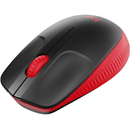 Logitech M190 Wireless Full Size Mouse Charcoal Black Red 910-005915 - SuperOffice