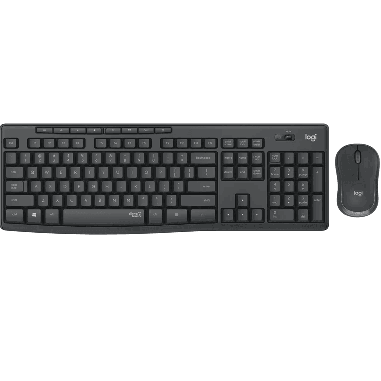Logitech MK295 Wireless Keyboard Mouse Set Silent Quiet Keys 920-009814 - SuperOffice
