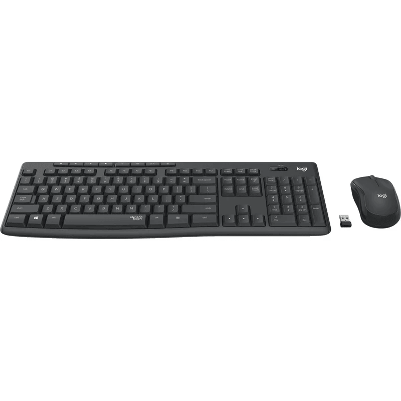 Logitech MK295 Wireless Keyboard Mouse Set Silent Quiet Keys 920-009814 - SuperOffice