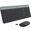 Logitech MK470 Slim Compact Wireless Keyboard Pebble Mouse Combo Bundle Set 920-009182 - SuperOffice