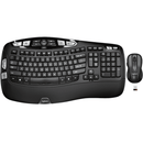 Logitech MK550 Comfort Wave Wireless Keyboard Mouse Combo Set Ergonomic 920-002555 - SuperOffice