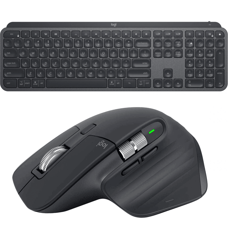 Logitech MX Keys + Master 3S Advanced Wireless Illuminated Keyboard Mouse Combo MX Master 3S+MX Keys 910-006561+920-009418 - SuperOffice
