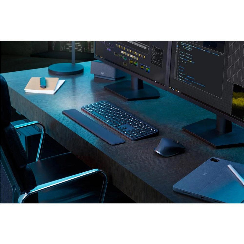 Logitech MX Keys S Bluetooth Combo Master 3S + Mouse + Keyboard + Palm Rest Graphite Set 920-011605 - SuperOffice