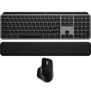 Logitech MX Keys S + Master 3S + Wrist Rest For Mac Keyboard Mouse Set Combo 920-012839 - SuperOffice