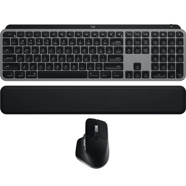 Logitech MX Keys S + Master 3S + Wrist Rest For Mac Keyboard Mouse Set Combo 920-012839 - SuperOffice