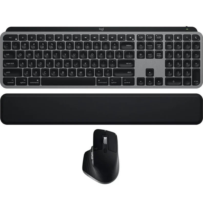 Logitech MX Keys S + Master 3S + Wrist Rest For Mac Keyboard Mouse Set Combo 920-012839 - SuperOffice