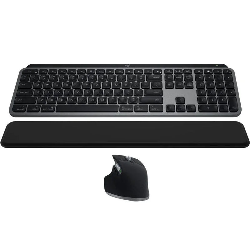 Logitech MX Keys S + Master 3S + Wrist Rest For Mac Keyboard Mouse Set Combo 920-012839 - SuperOffice