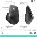 Logitech MX Master 4 for Business Ergonomic Wireless Mouse Graphite 910-007619 - SuperOffice