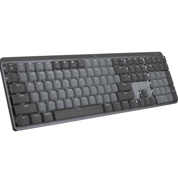 Logitech MX Mechanical Keys Wireless Keyboard Full Size Tactile Quiet Grey 920-010760 (Quiet) - SuperOffice