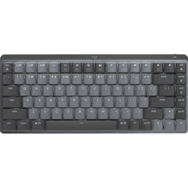Logitech MX Mechanical Keys Wireless Keyboard Mini Compact TKL Tactile Quiet Grey 920-010783 - SuperOffice