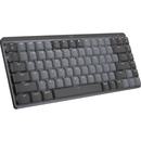 Logitech MX Mechanical Keys Wireless Keyboard Mini Compact TKL Tactile Quiet Grey 920-010783 - SuperOffice