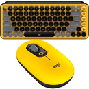 Logitech POP Keys Mouse Wireless Mechanical Keyboard Bundle Set Emoji Blast Yellow 920-010577 + 910-006514 - SuperOffice