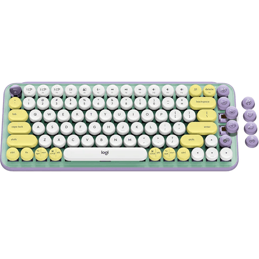 Logitech POP Keys Mouse Wireless Mechanical Keyboard Emoji Bundle Set DayDream Mint 920-010578 + 910-006515 - SuperOffice