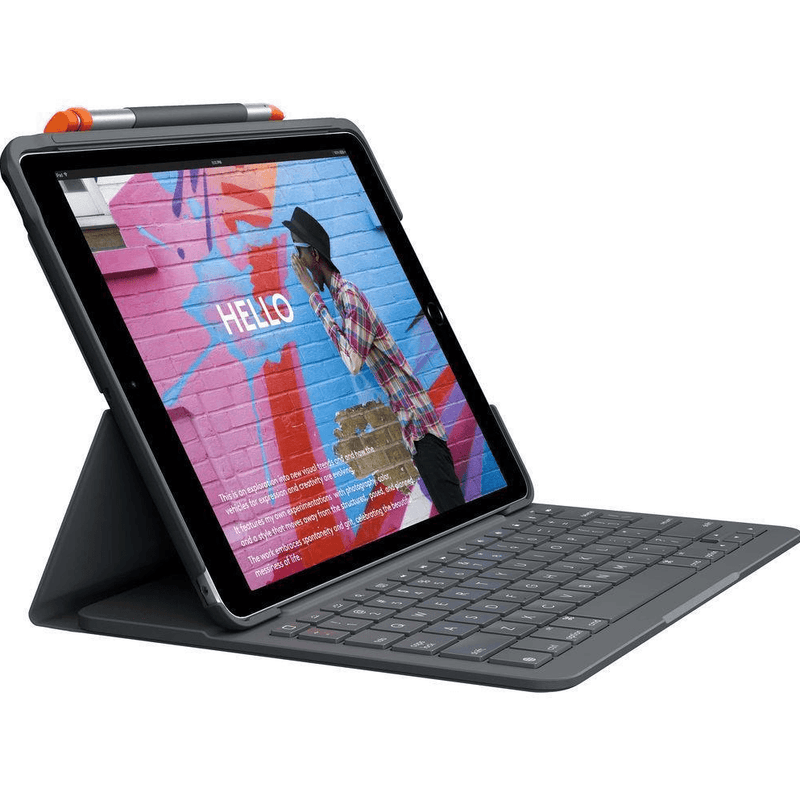 Logitech Slim Folio Keyboard Case for iPad 10.2" 9th/8th/7th Gen 920-009469 - SuperOffice