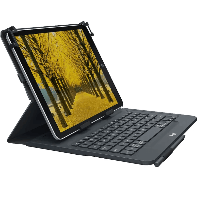 Logitech Universal Folio Keyboard Case For 9-10" Tablets iPad Samsung Android 920-008334 - SuperOffice