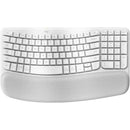 Logitech Wave Keys Ergonomic Wireless Keyboard Off-White 920-012282 - SuperOffice