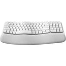 Logitech Wave Keys Ergonomic Wireless Keyboard Off-White 920-012282 - SuperOffice