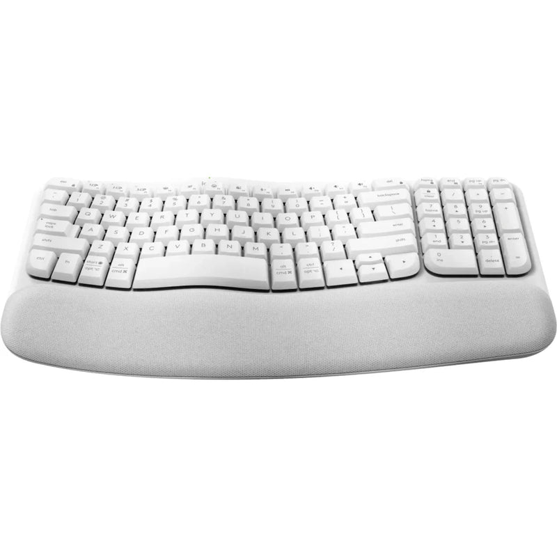 Logitech Wave Keys Ergonomic Wireless Keyboard Off-White 920-012282 - SuperOffice