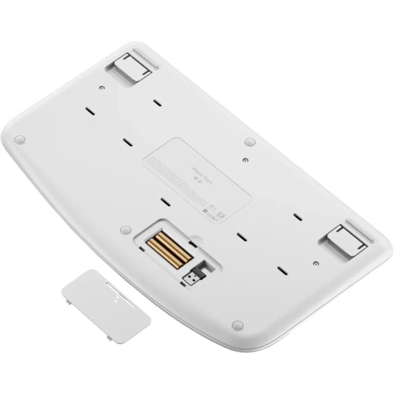 Logitech Wave Keys Ergonomic Wireless Keyboard Off-White 920-012282 - SuperOffice