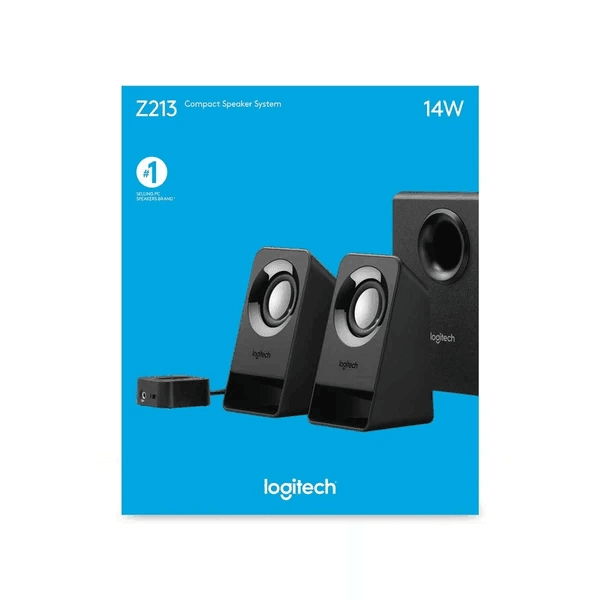 Logitech Z213 PC Computer Speakers Subwoofer Desktop Multimedia 980-000944 - SuperOffice