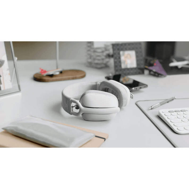 Logitech Zone Vibe 100 Bluetooth Wireless Headset Headphones Microphone White 981-001220 - SuperOffice